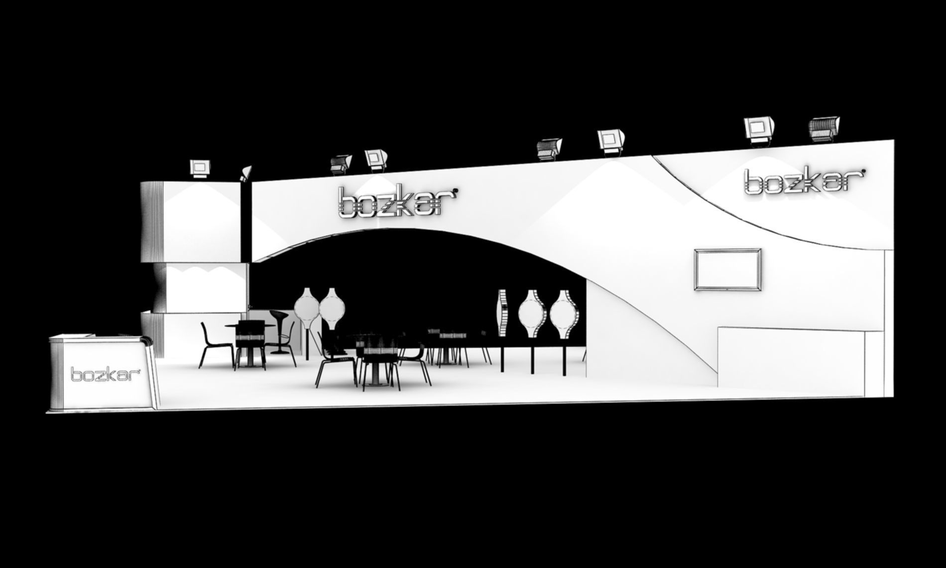 BZK Size 11 m x 11 m  Height 350 cm 3D model_1