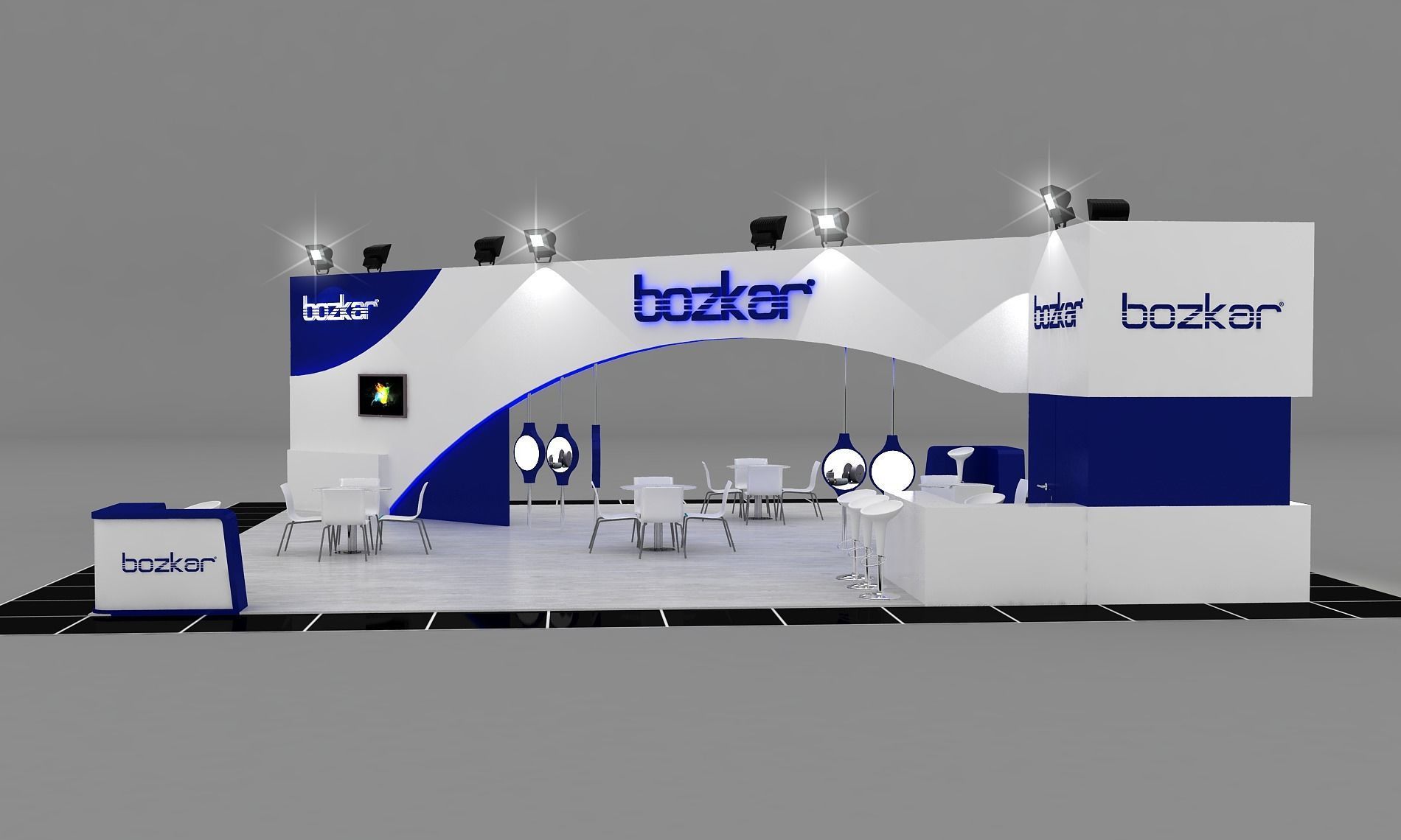 BZK Size 11 m x 11 m  Height 350 cm 3D model_3