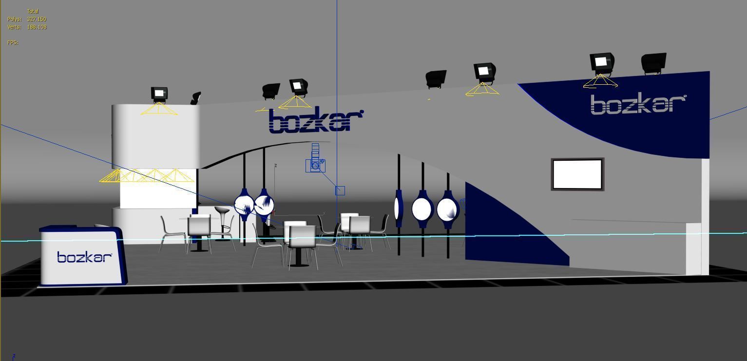 BZK Size 11 m x 11 m  Height 350 cm 3D model_2