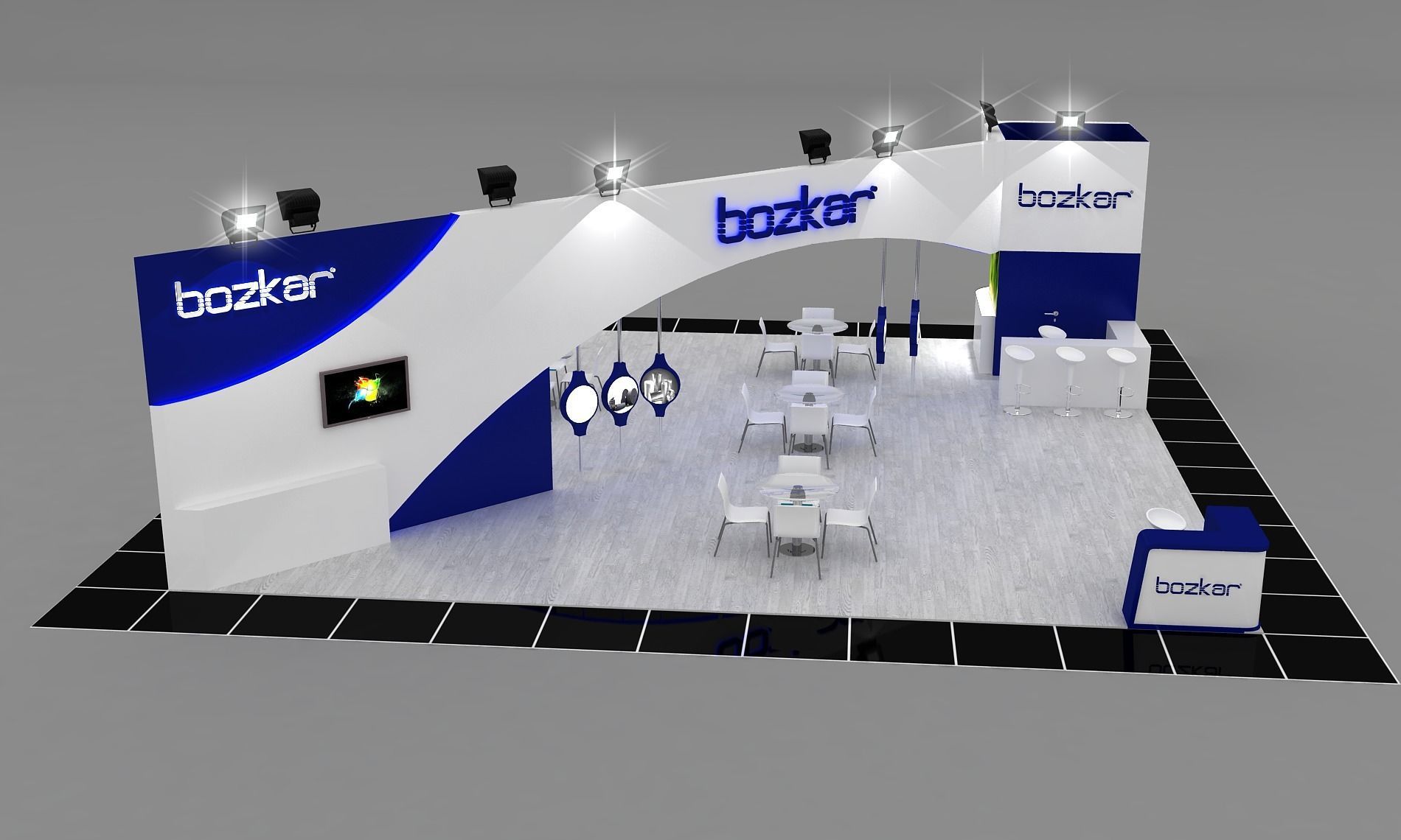 BZK Size 11 m x 11 m  Height 350 cm 3D model_4