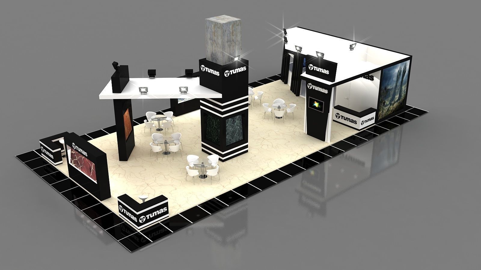 TMS Size 19 m x 9 m  Height 450 cm 3D model_4