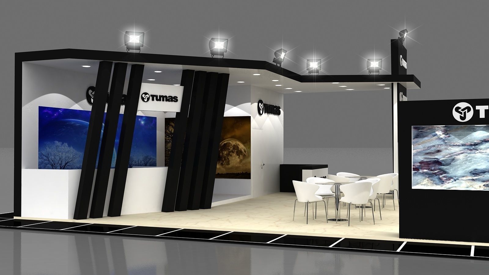 TMS Size 19 m x 9 m  Height 450 cm 3D model_2