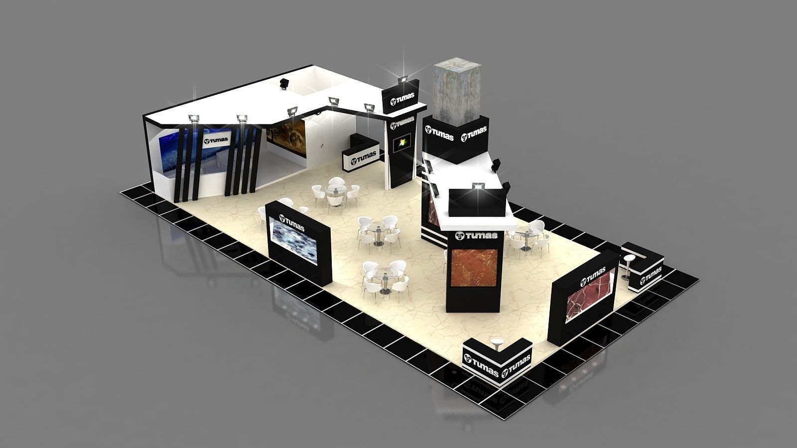 TMS Size 19 m x 9 m  Height 450 cm 3D model_3