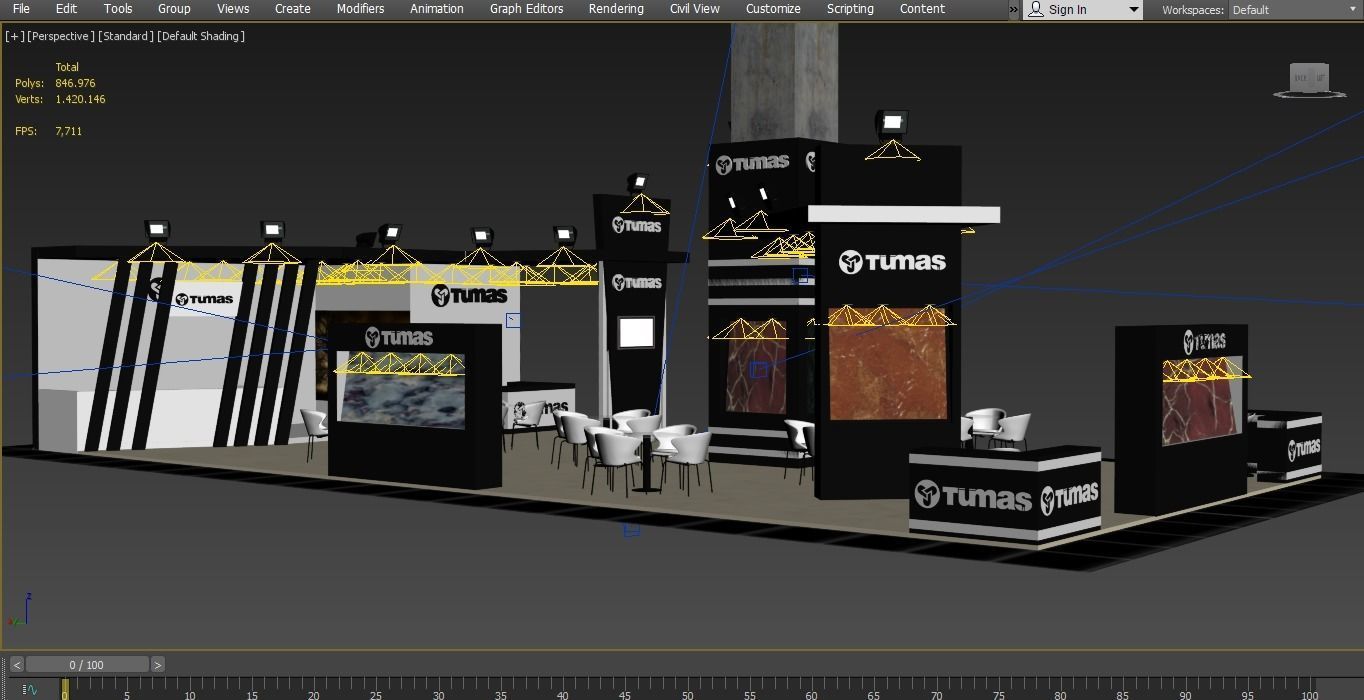 TMS Size 19 m x 9 m  Height 450 cm 3D model_7