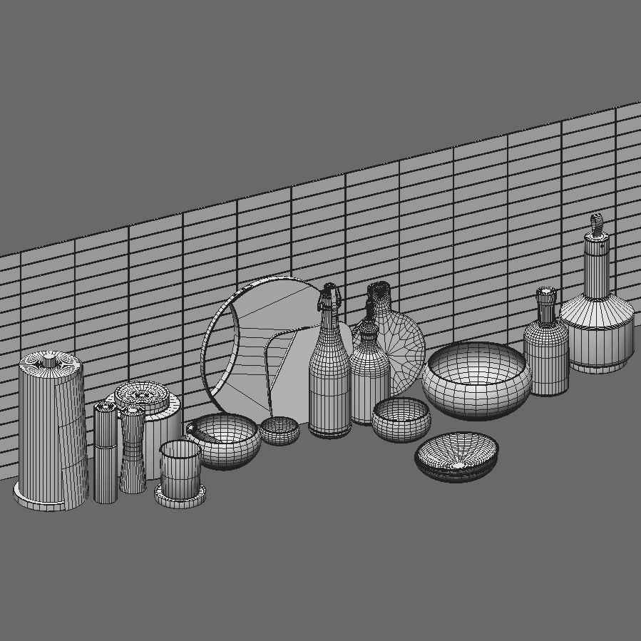 Kitchen Decor 2 3D model_4