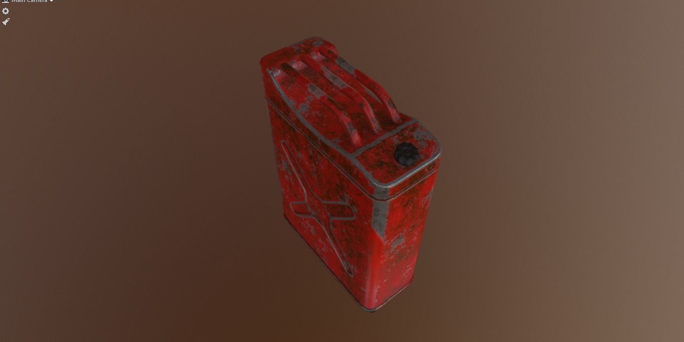 FUEL TANK Low-poly 3D model_4
