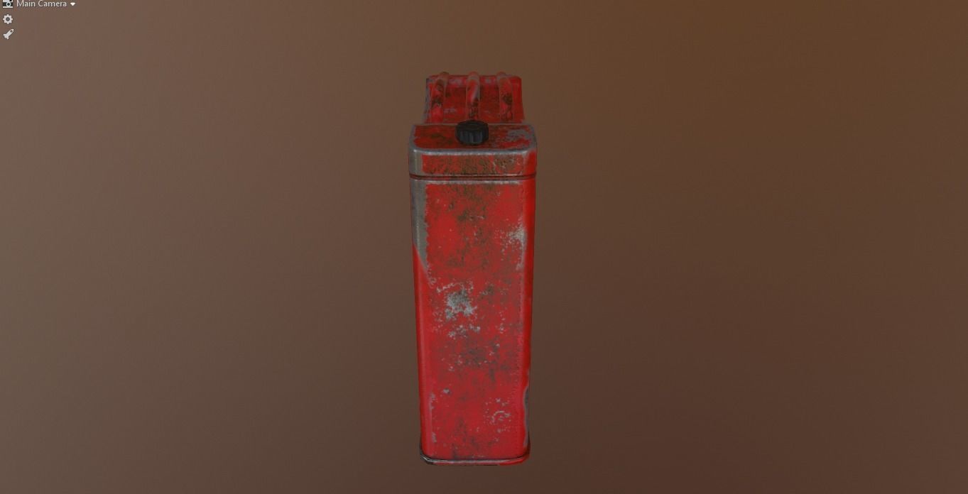 FUEL TANK Low-poly 3D model_1