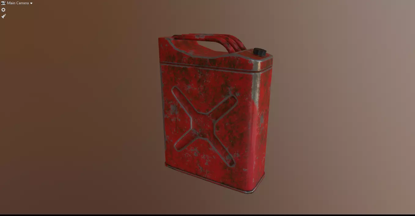 FUEL TANK Low-poly 3D model_0