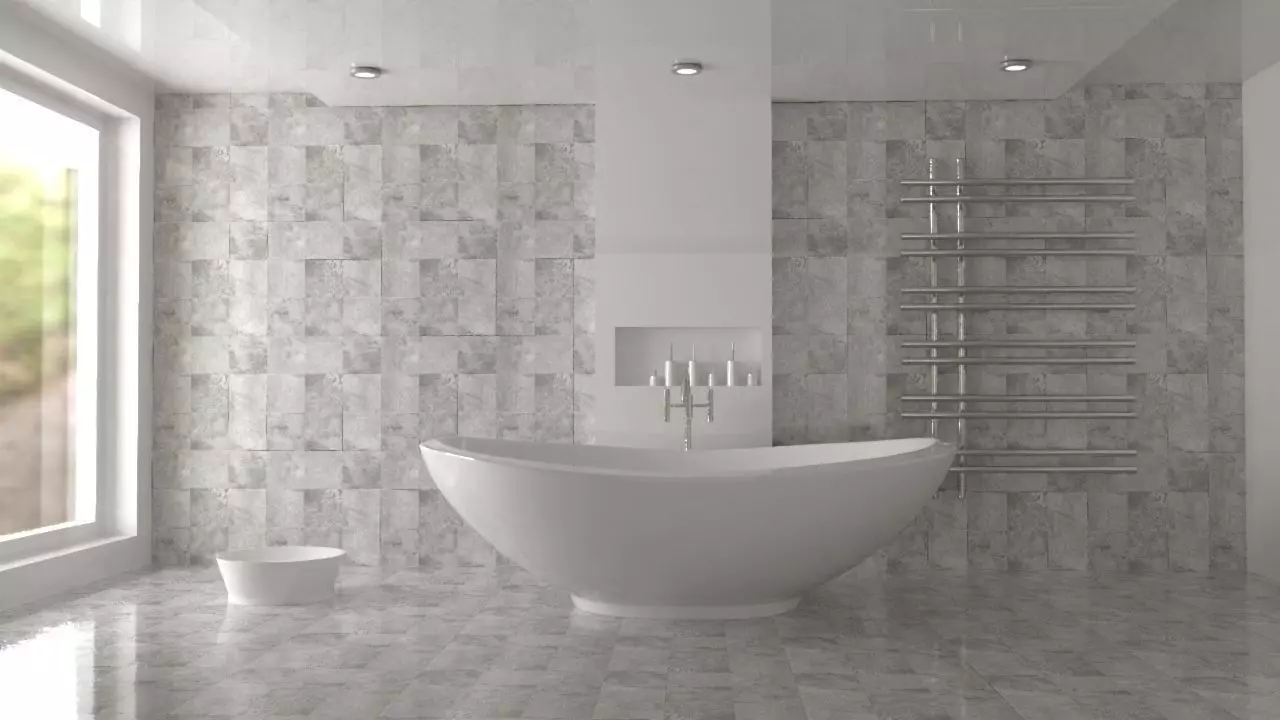 Modern Bathroom 3D model 3D model