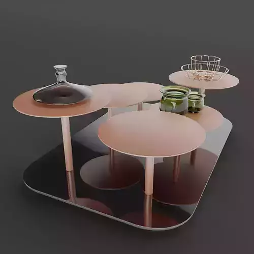VALENTINE coffee tables 3D Model Collection