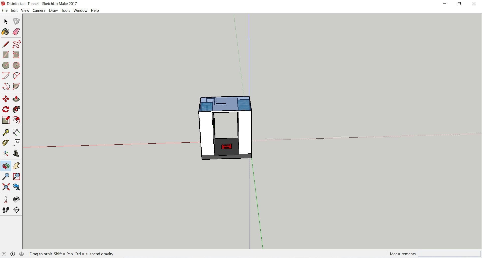 Disinfectant Tunnel 3D model_5