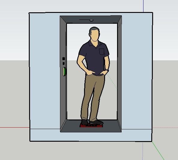 Disinfectant Tunnel 3D model_3