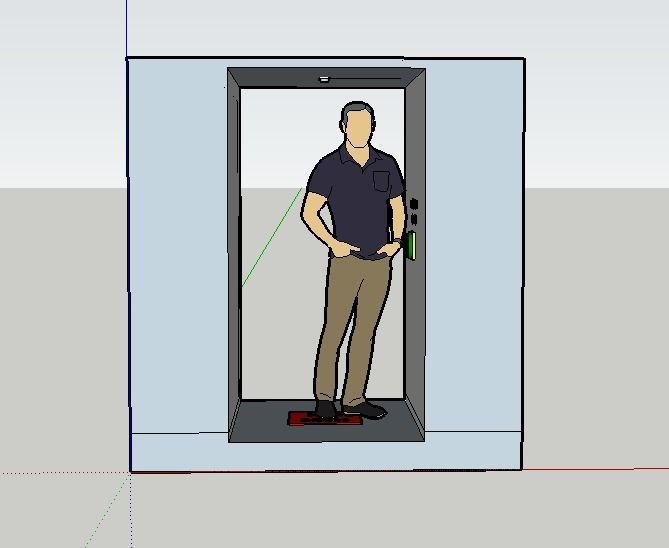 Disinfectant Tunnel 3D model_1