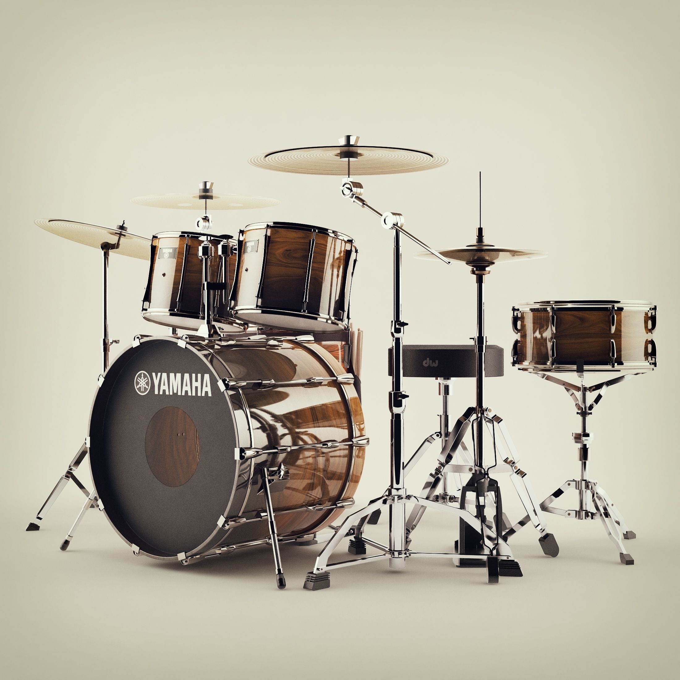 Yamaha recording custom 3D model_3