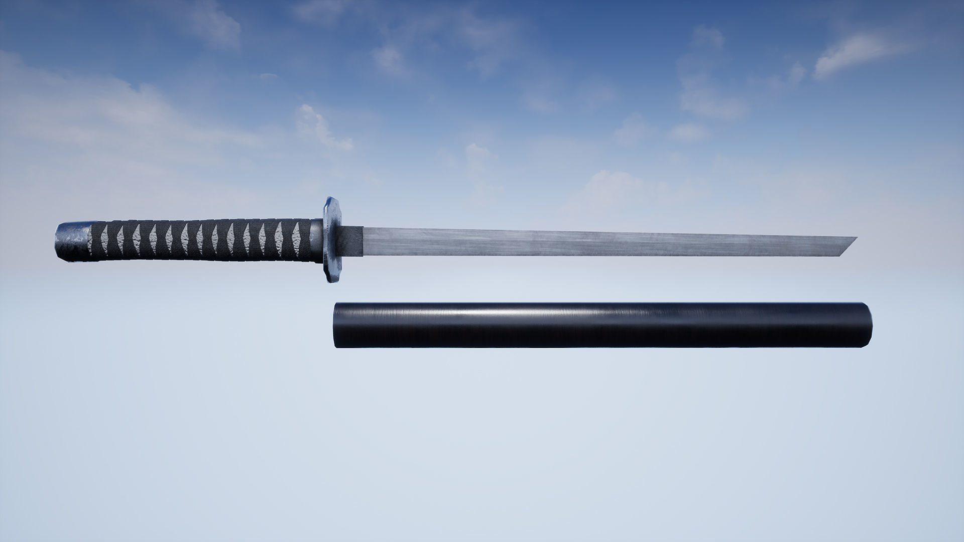 UE4 - Weapons Series - Japan Weapons - Mini Pack Low-poly 3D model_2
