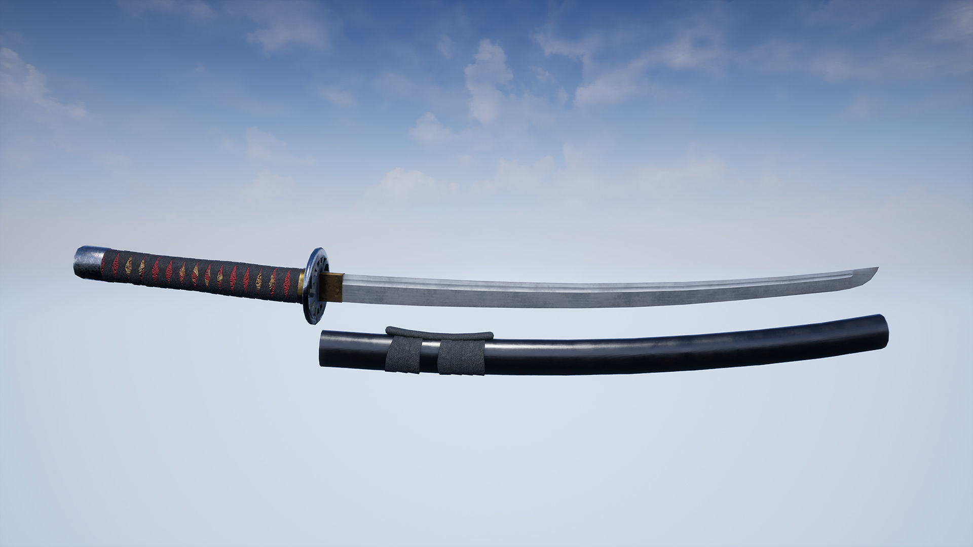 UE4 - Weapons Series - Japan Weapons - Mini Pack Low-poly 3D model_5