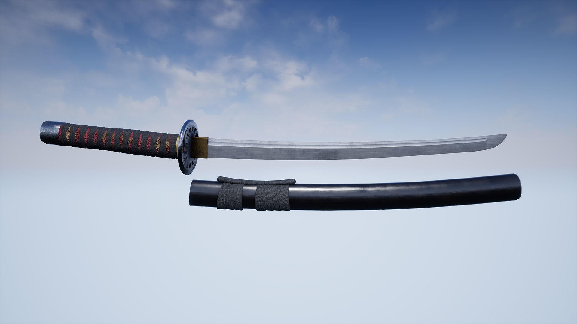 UE4 - Weapons Series - Japan Weapons - Mini Pack Low-poly 3D model_10