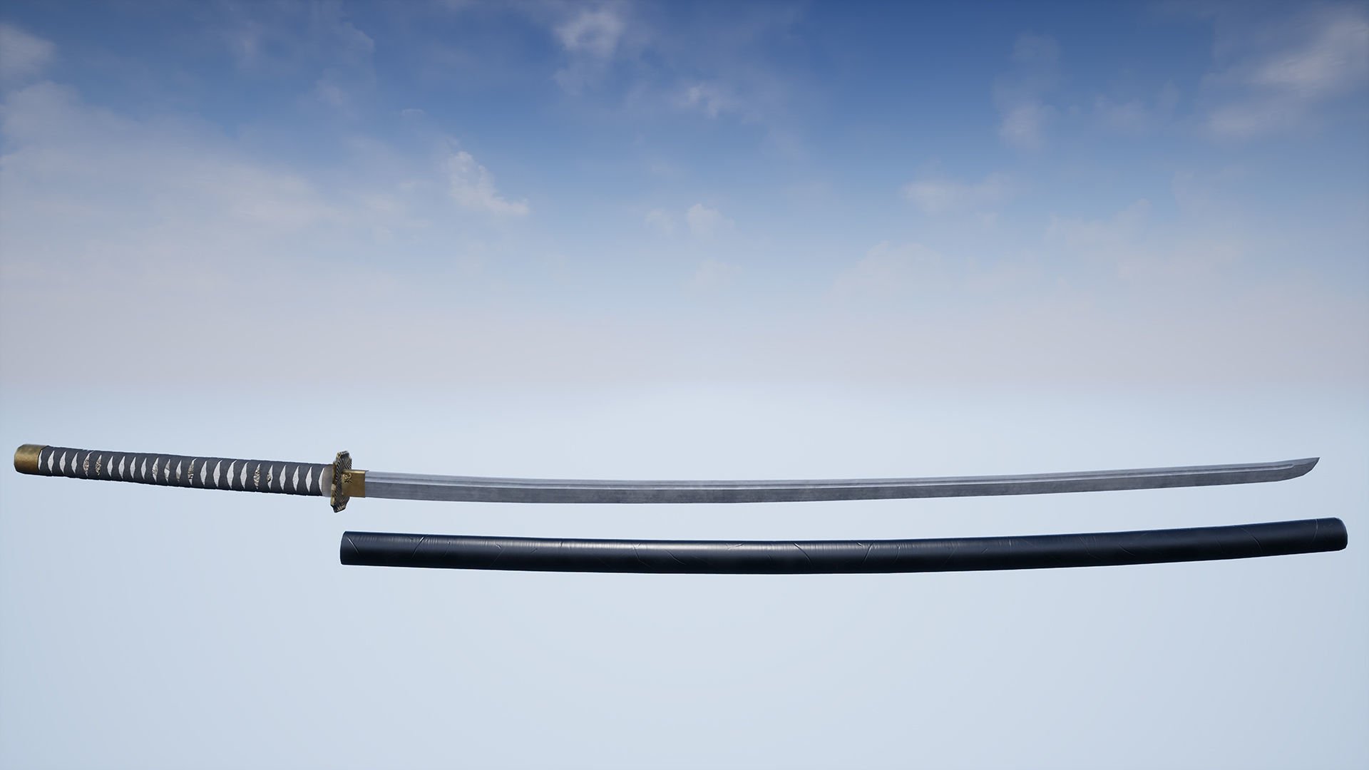 UE4 - Weapons Series - Japan Weapons - Mini Pack Low-poly 3D model_16