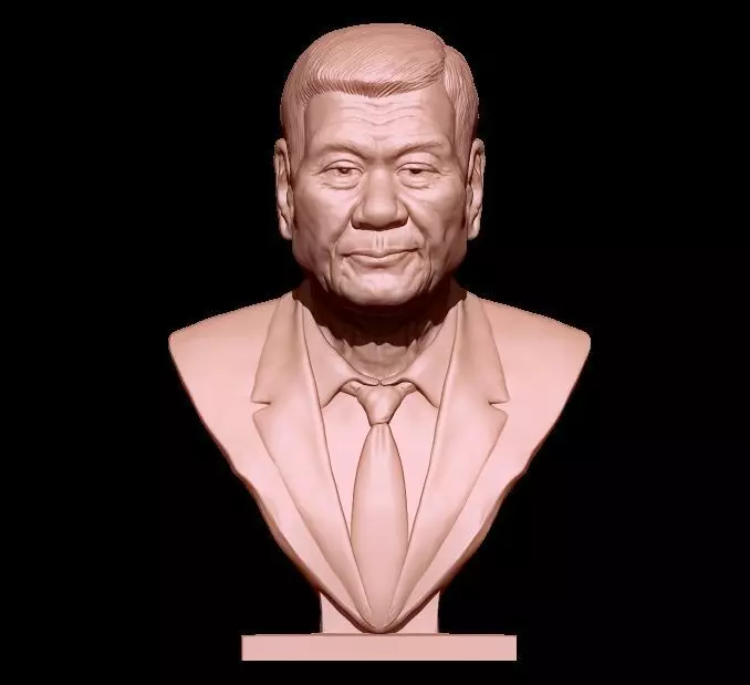 President of Philippines 3D print model_0