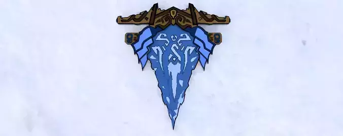 Lissandra Necklase emblem from League of Legends 3D stl cosplay