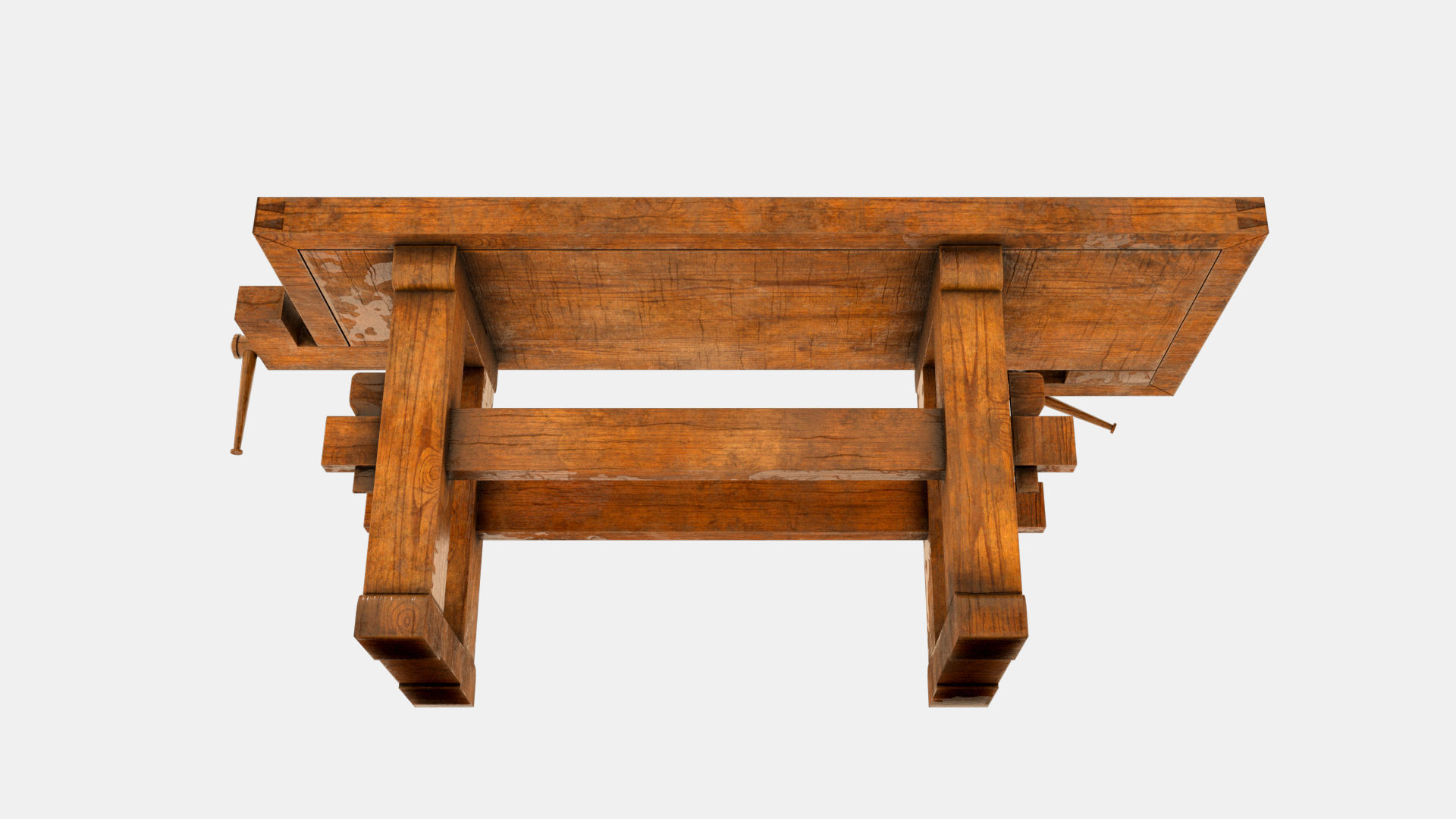Carpenters Table Low-poly 3D model_6