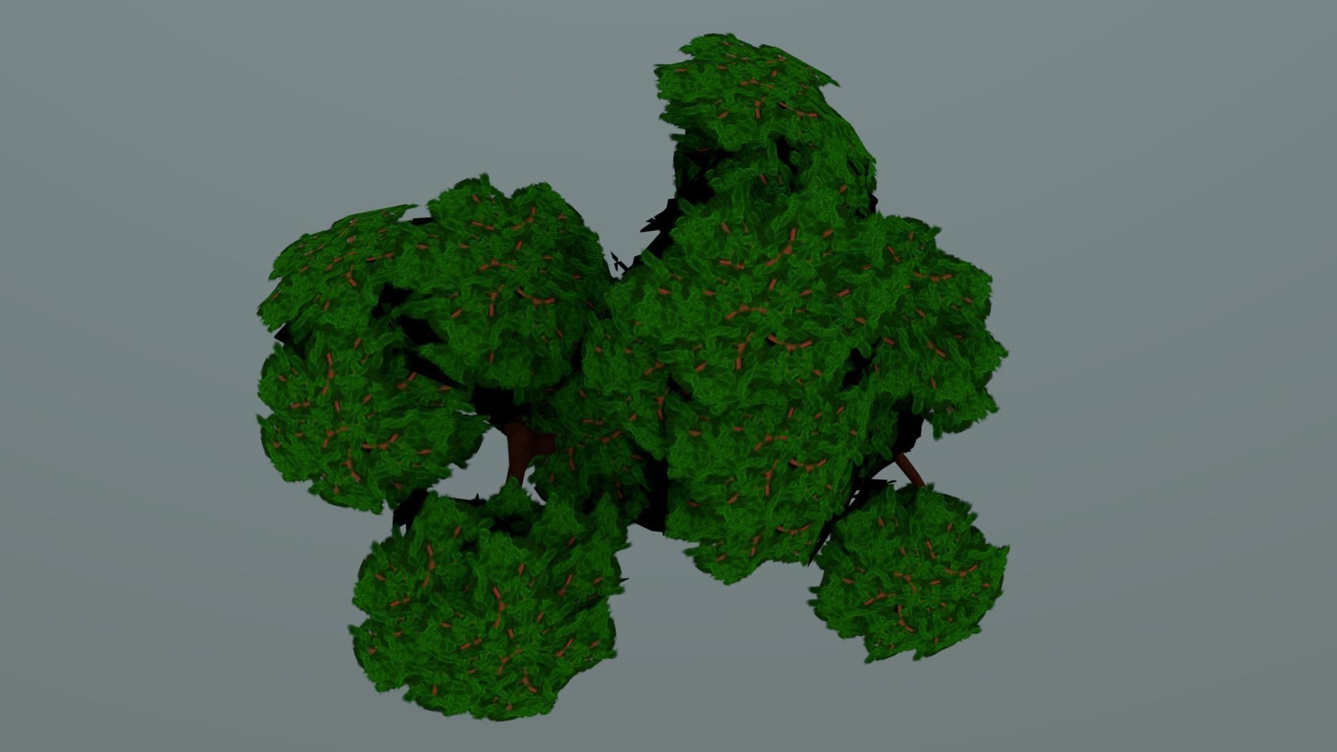 Simple Tree Low-poly 3D model_6