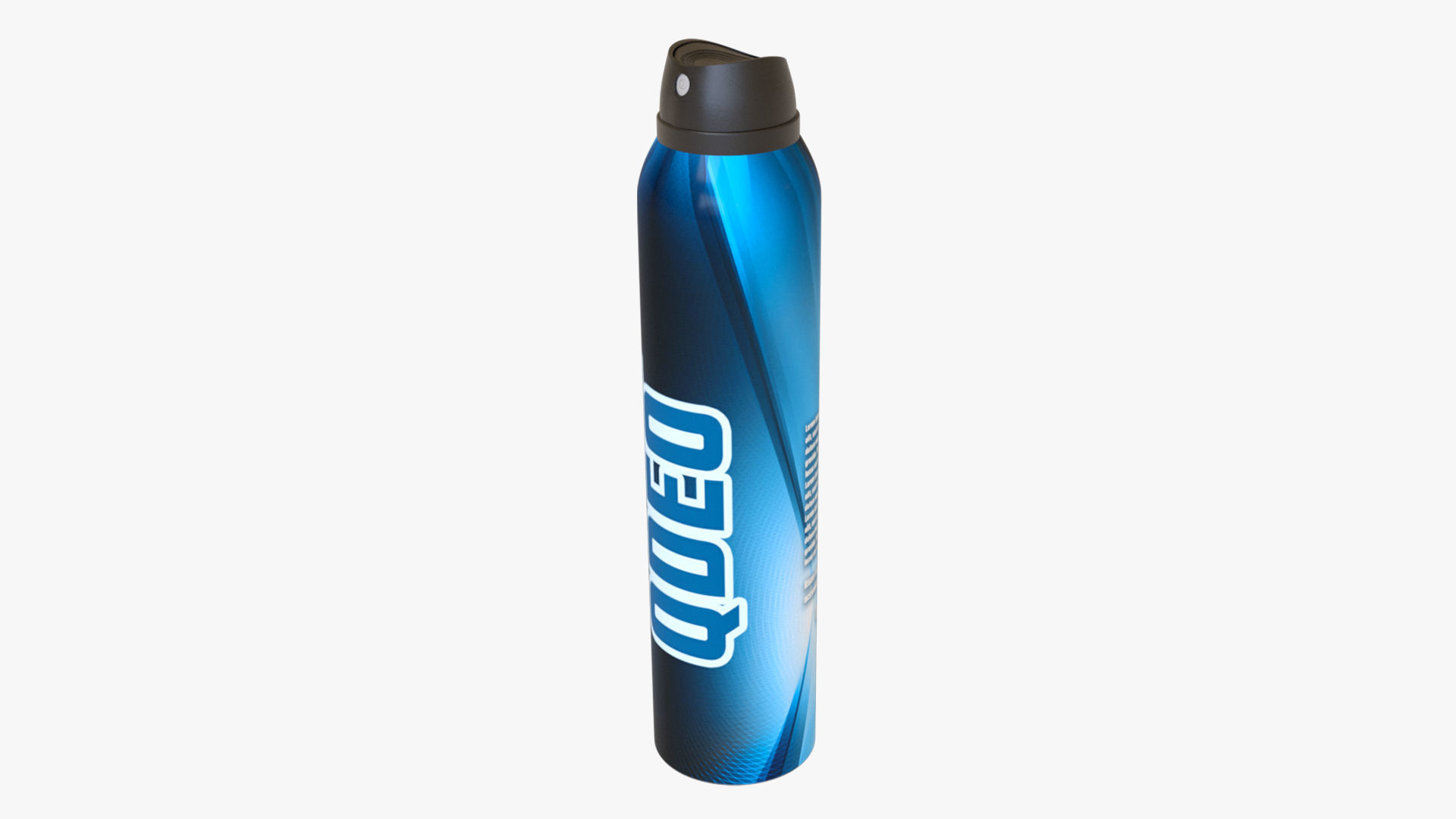 Deodorant Can Low-poly 3D model_12