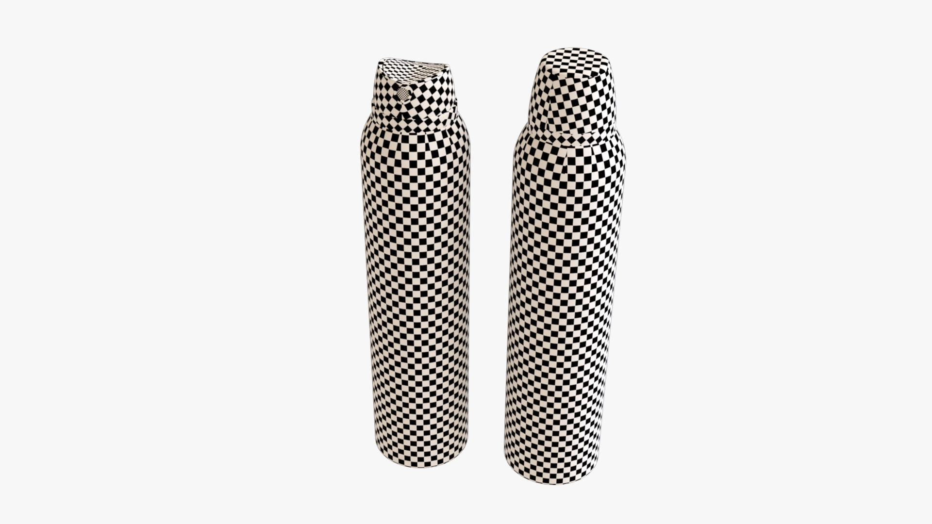 Deodorant Can Low-poly 3D model_16