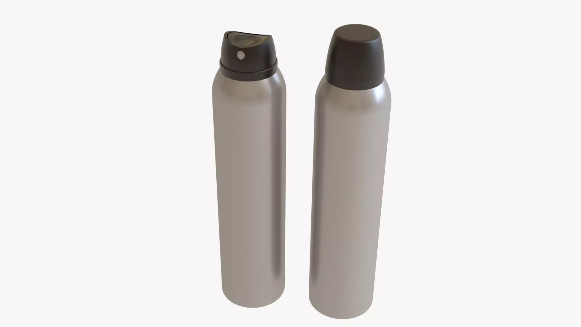 Deodorant Can Low-poly 3D model_0