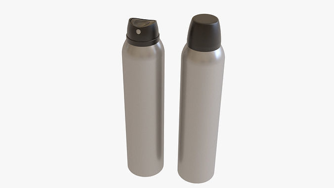 Deodorant Can Low-poly 3D model