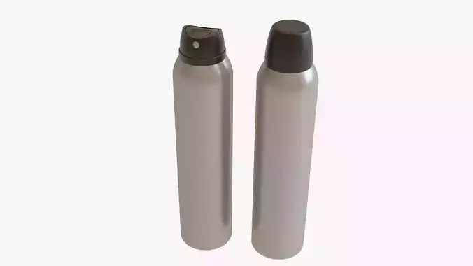 Deodorant Can Low-poly 3D model