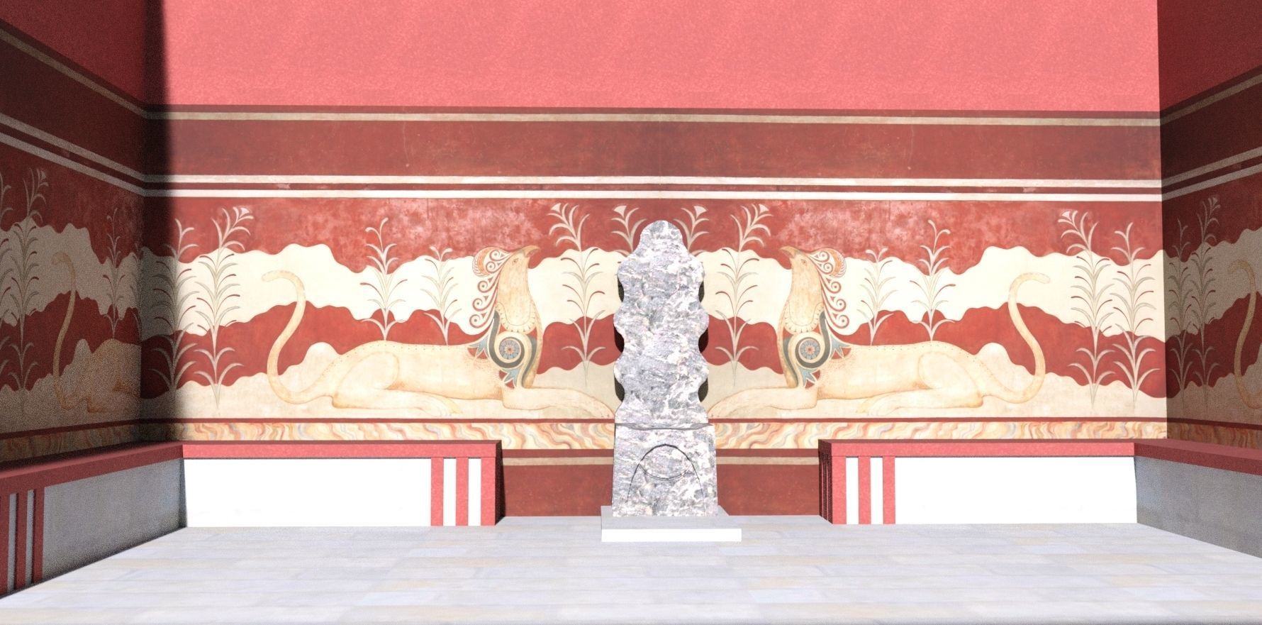 Minoan Palace 3D model_2