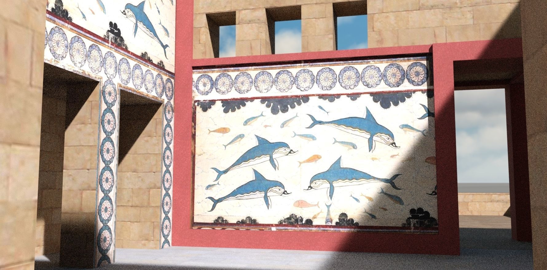 Minoan Palace 3D model_3