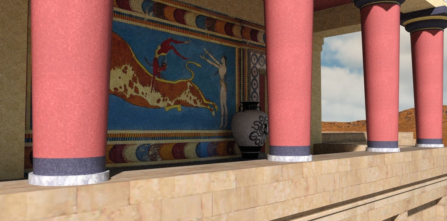 Minoan Palace 3D model_4