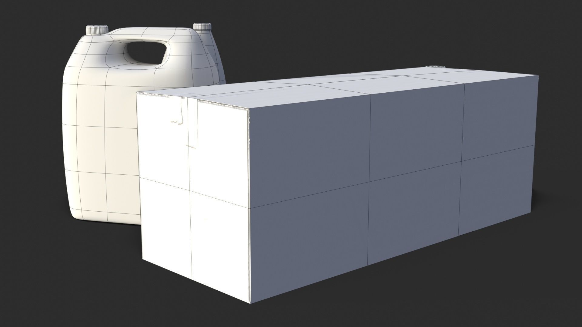 Toilet Cleaning Stuff Low-poly 3D model_8
