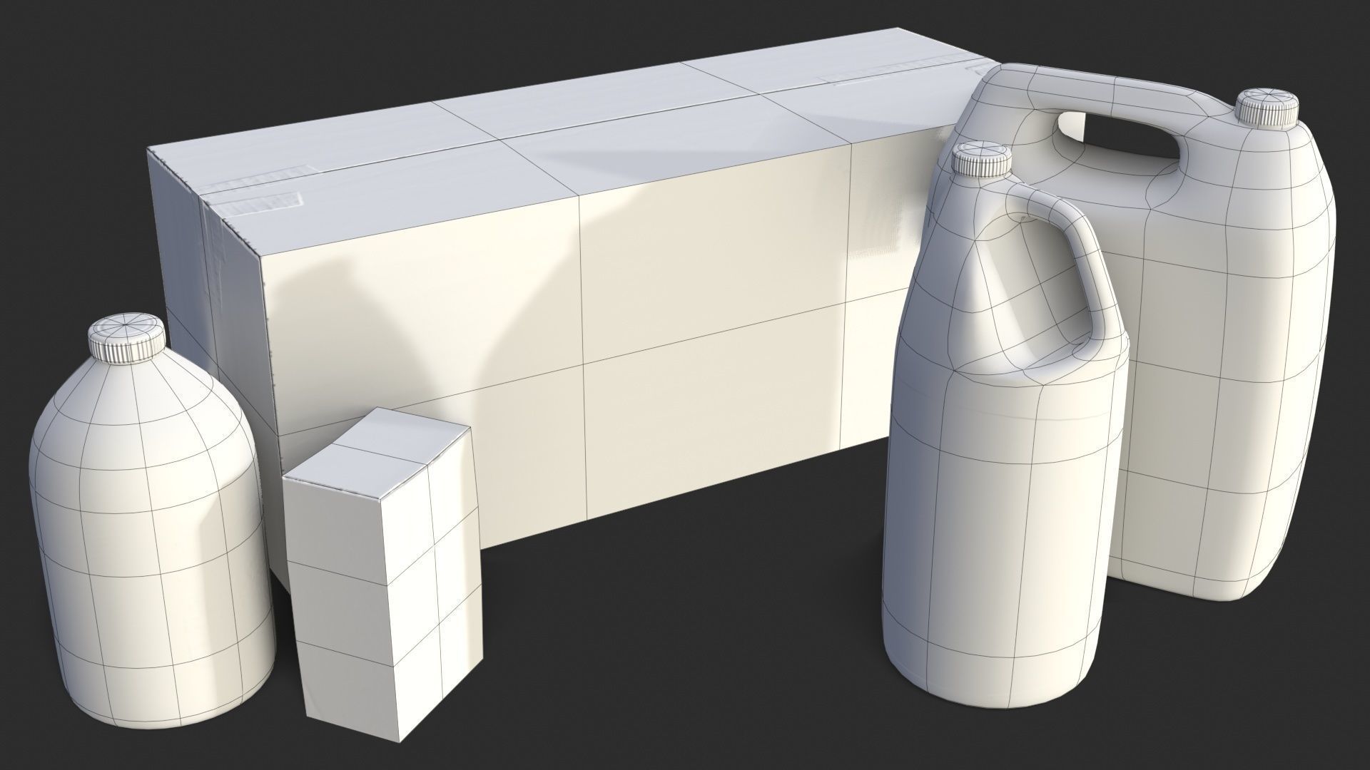 Toilet Cleaning Stuff Low-poly 3D model_6
