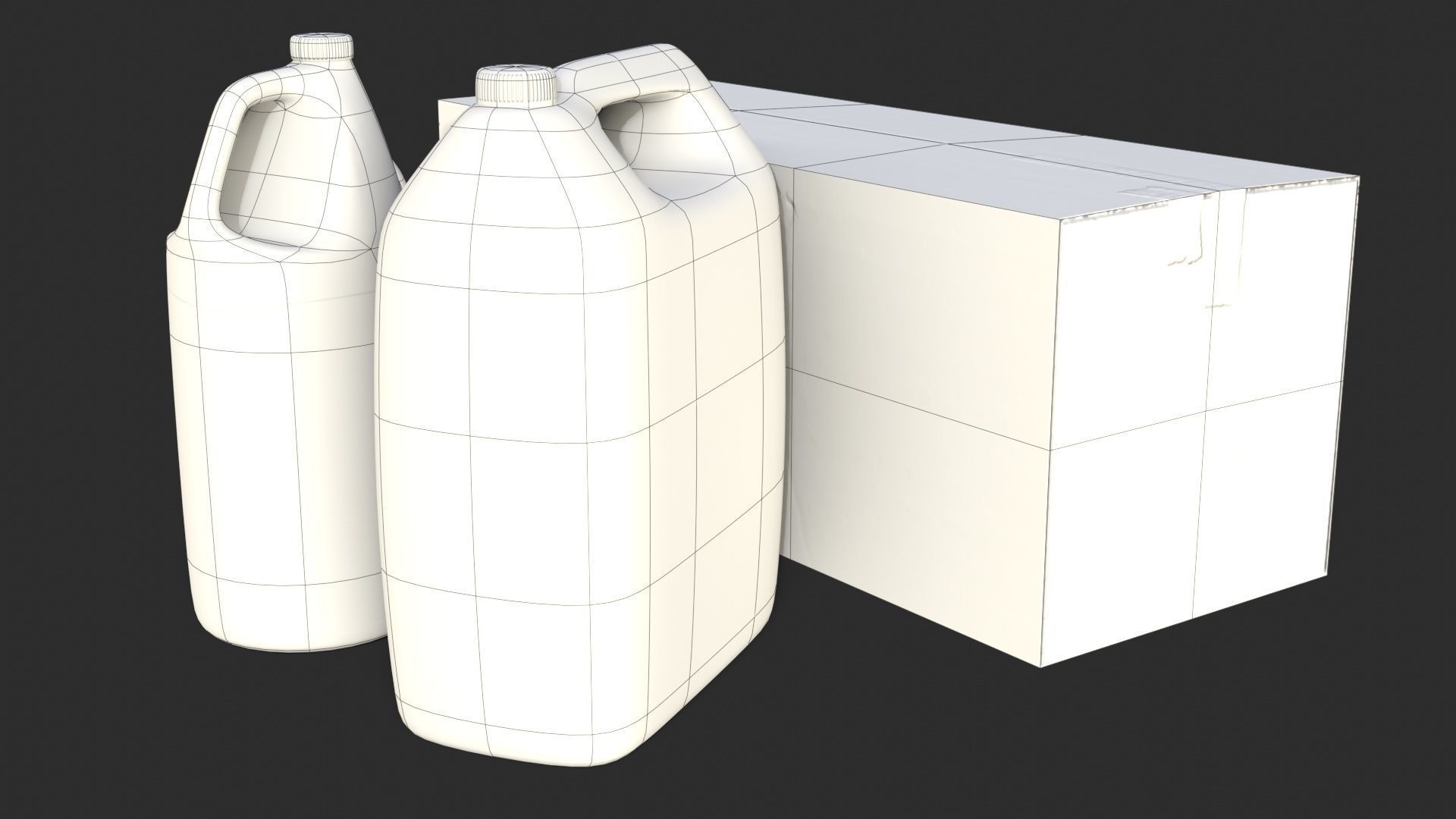 Toilet Cleaning Stuff Low-poly 3D model_9