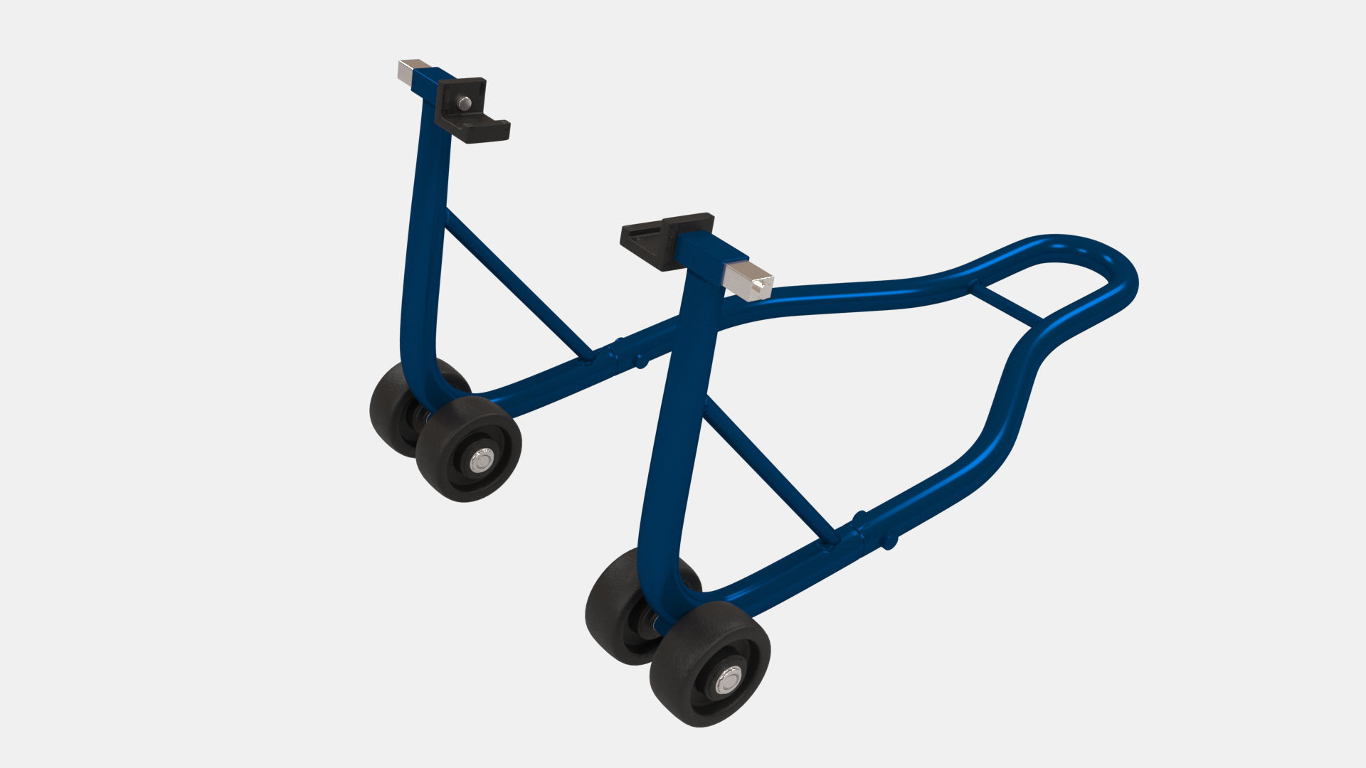 Paddock Stand Low-poly 3D model_5