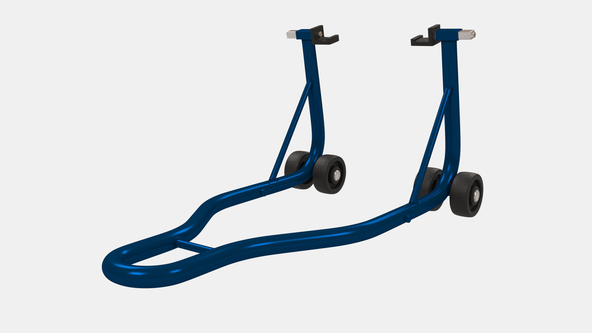 Paddock Stand Low-poly 3D model_2