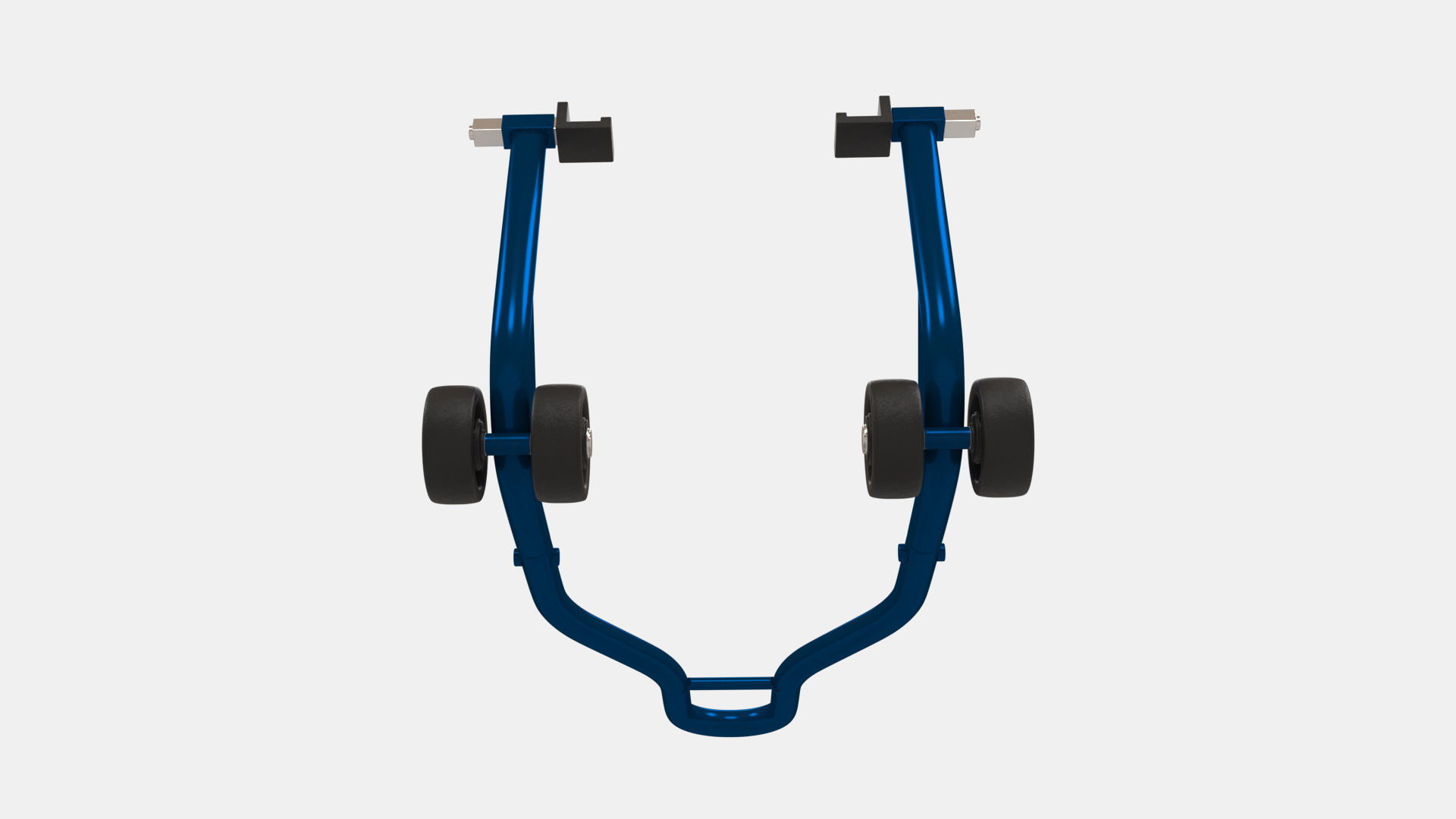 Paddock Stand Low-poly 3D model_7