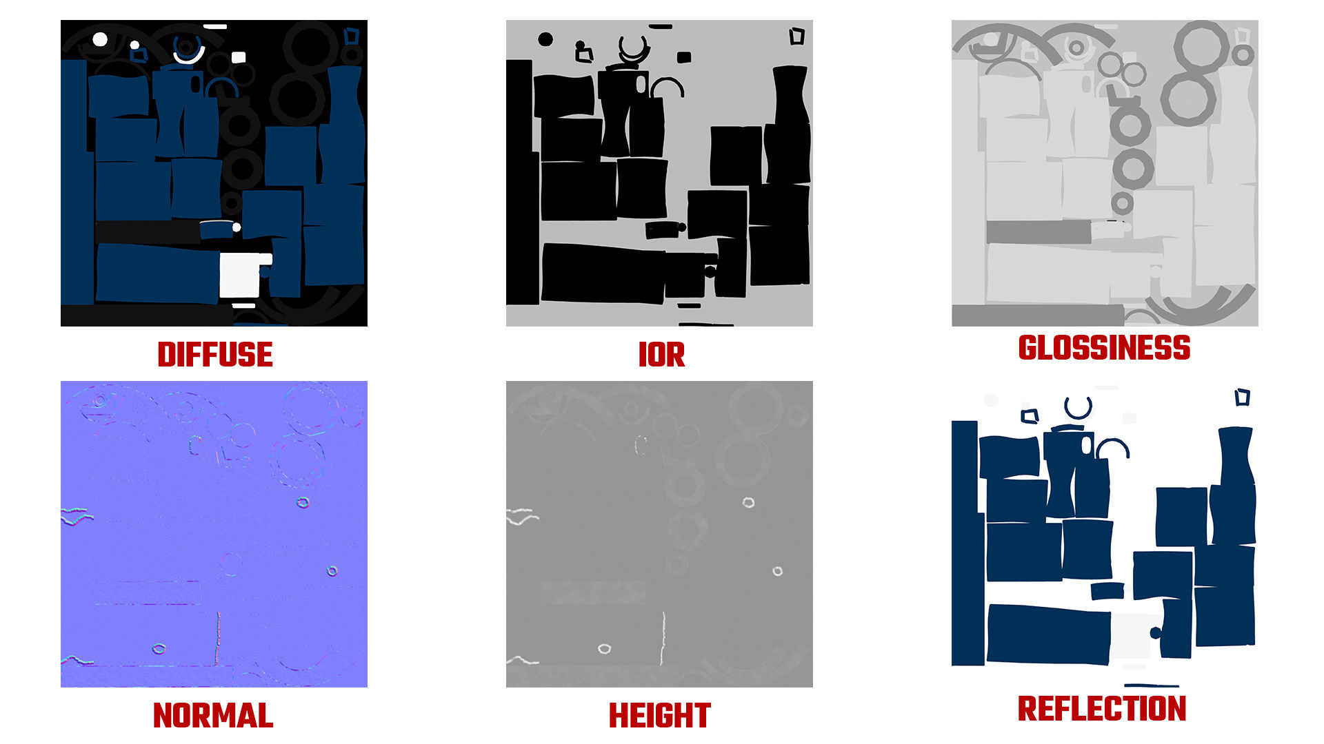 Paddock Stand Low-poly 3D model_15