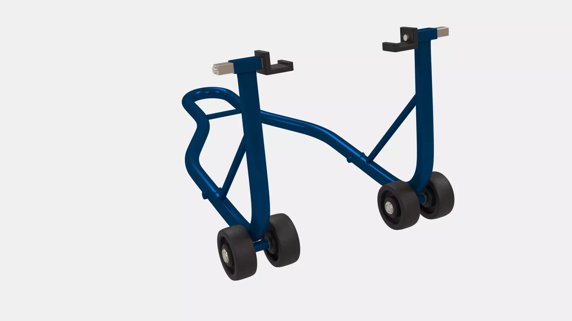 Paddock Stand Low-poly 3D model_0