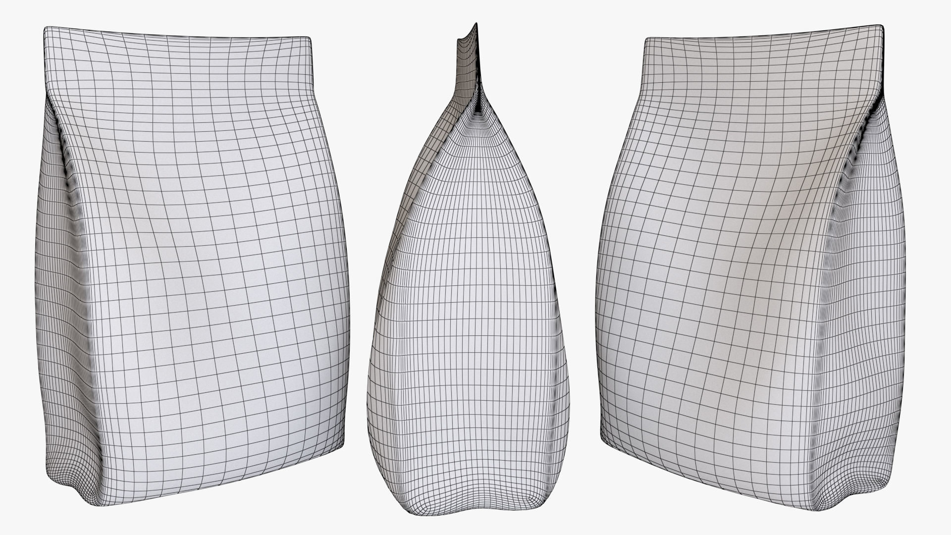 Doypack Packaging Low-poly 3D model_16