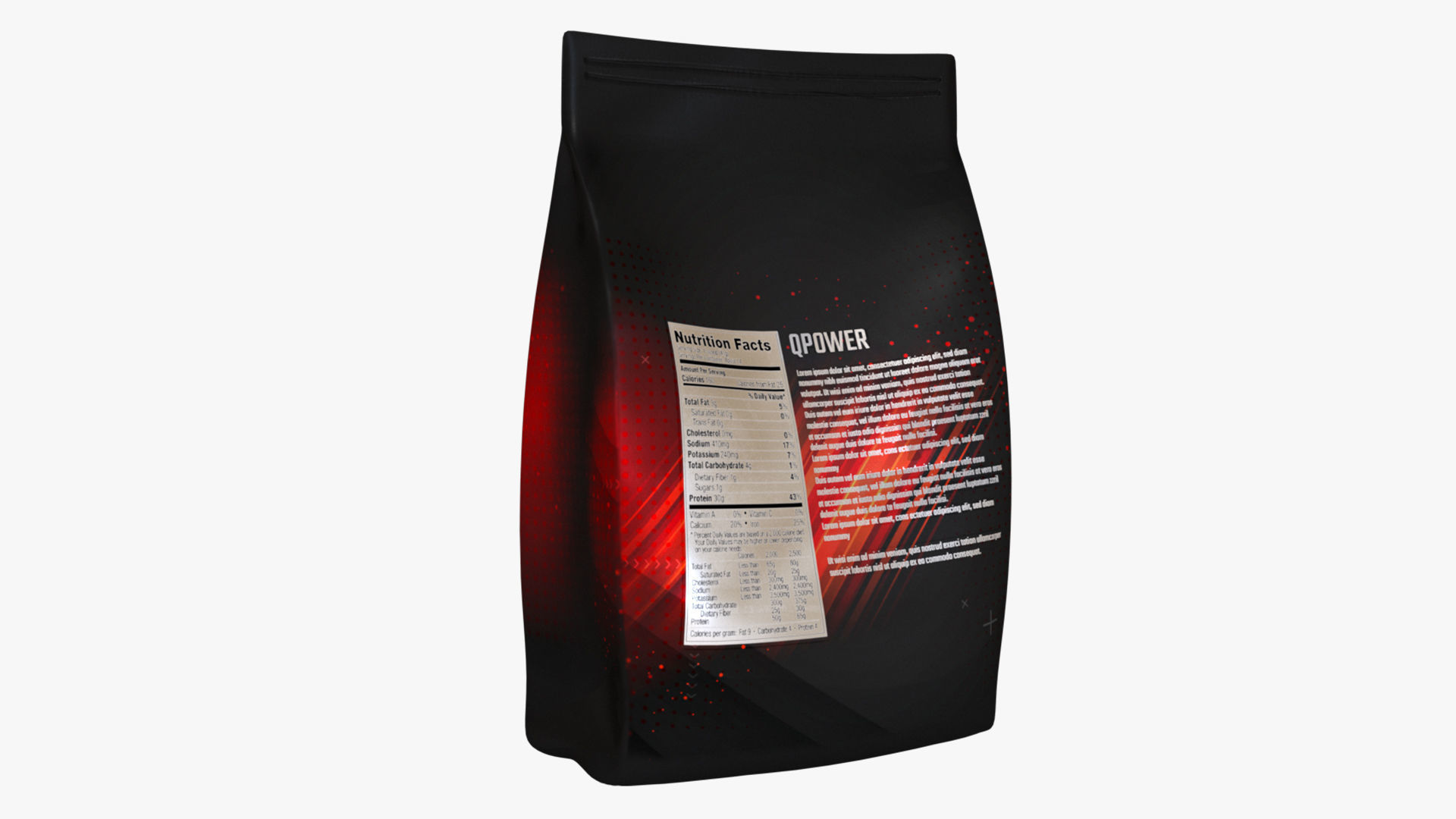 Doypack Packaging Low-poly 3D model_5