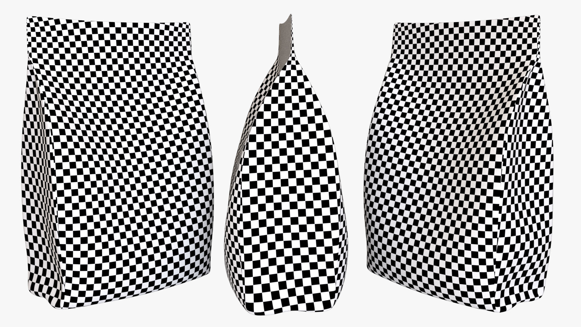 Doypack Packaging Low-poly 3D model_15