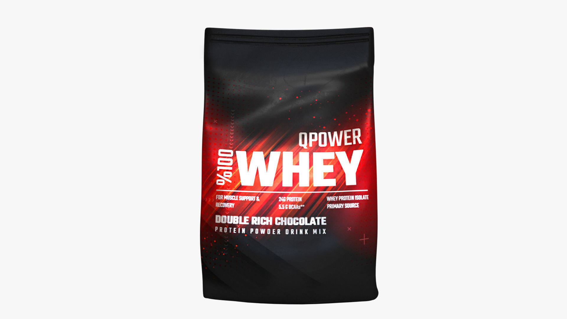 Doypack Packaging Low-poly 3D model_3