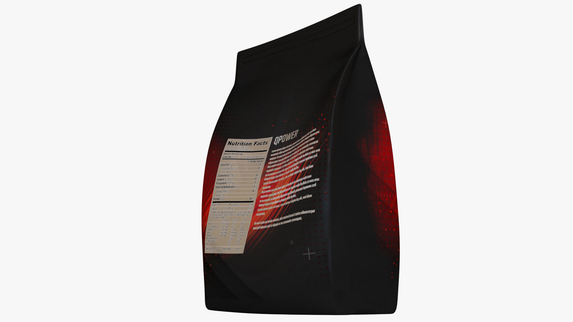 Doypack Packaging Low-poly 3D model_7