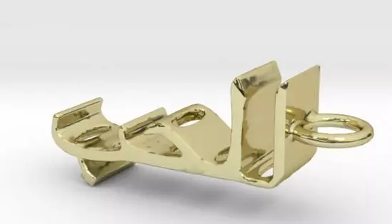 Arabic Love 3D print model_0