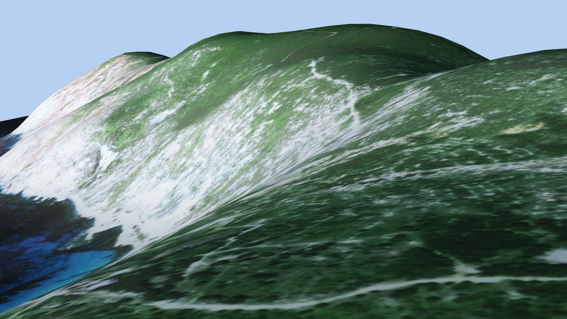 Galite Island Low-poly 3D model_6