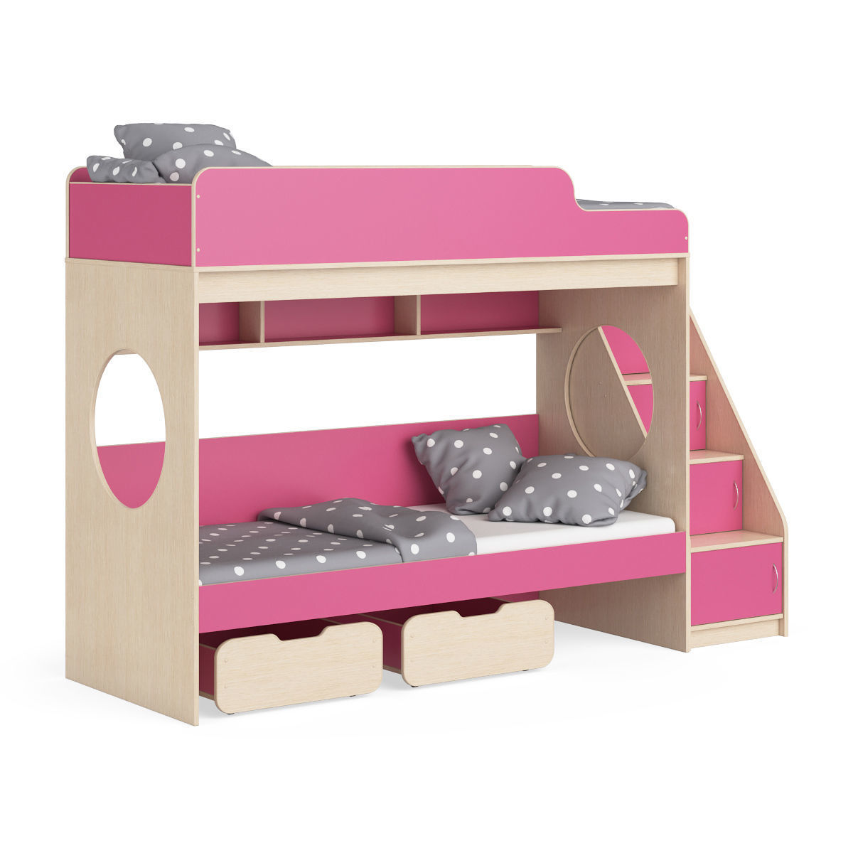 Legenda K07 with LY10 childrens modular bed 3D model_1